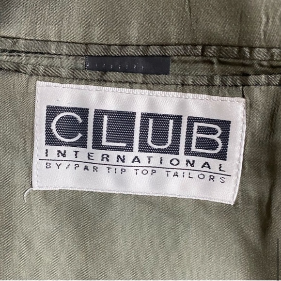 Vintage Club International Brown Pure New Wool Blazer 40R - Picture 9 of 14